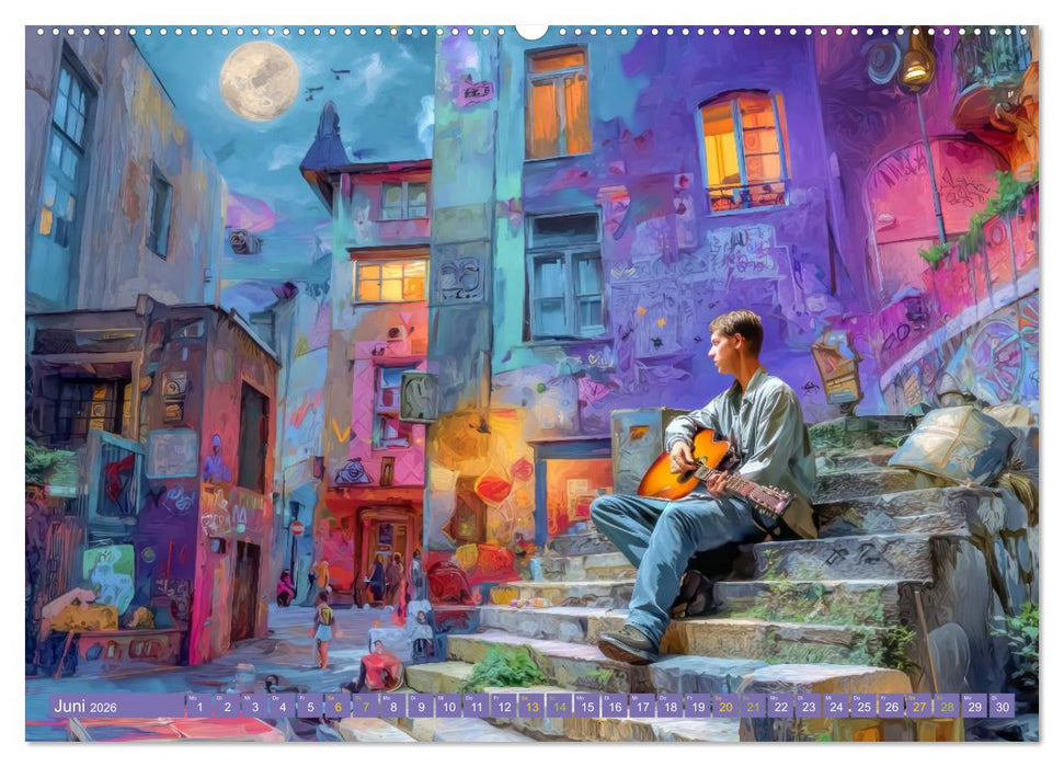 Eine liebenswerte Stadt - Voller Leben (CALVENDO Wandkalender 2026)