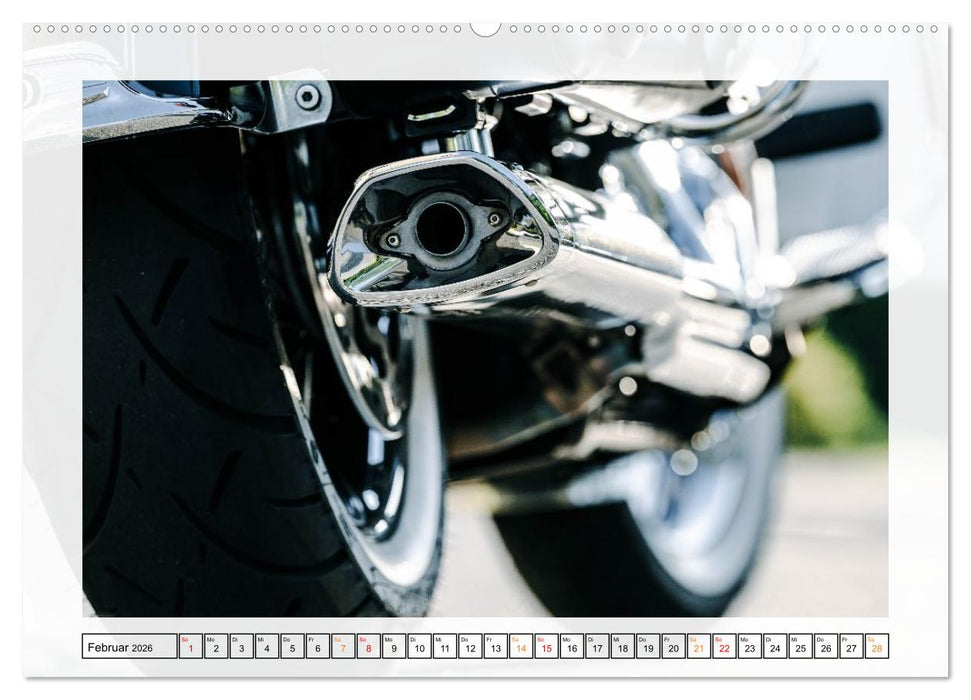 Legendäre Linien – Harley Road King im Detail (CALVENDO Premium Wandkalender 2026)