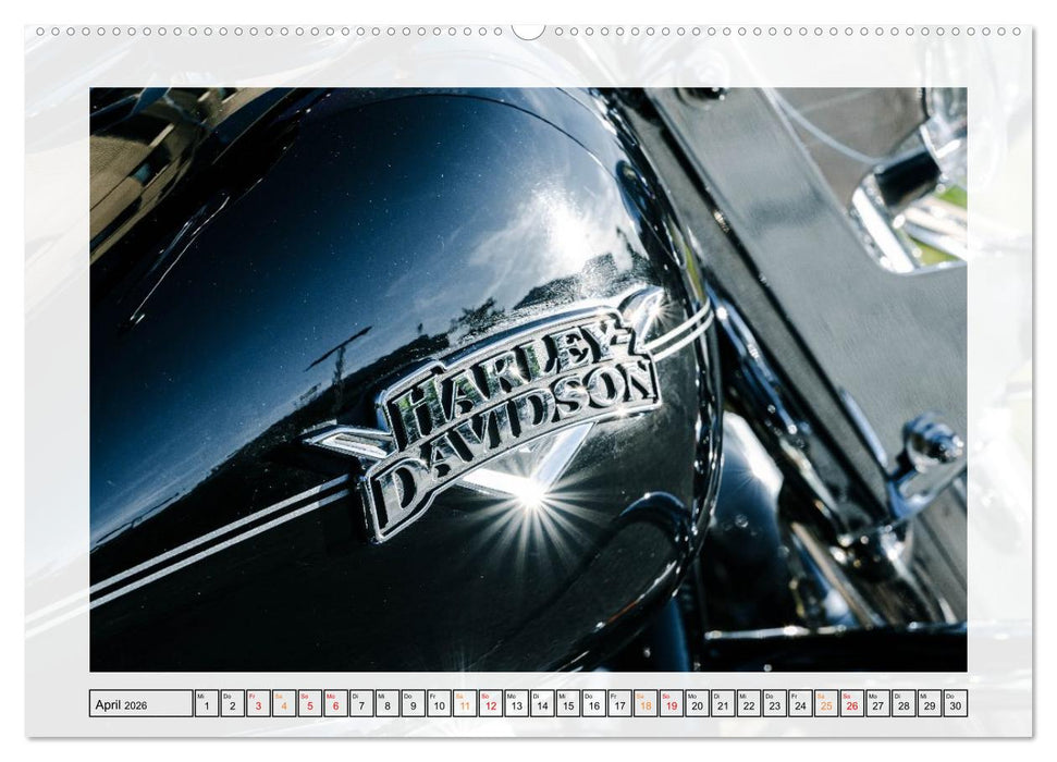 Legendäre Linien – Harley Road King im Detail (CALVENDO Premium Wandkalender 2026)
