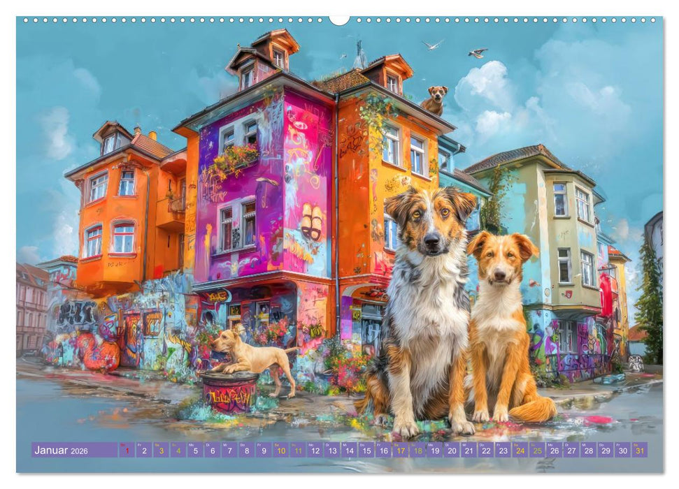 Eine liebenswerte Stadt - Voller Leben (CALVENDO Premium Wandkalender 2026)