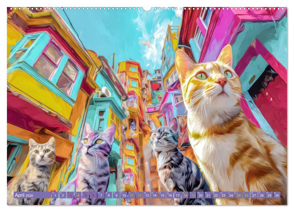 Eine liebenswerte Stadt - Voller Leben (CALVENDO Premium Wandkalender 2026)