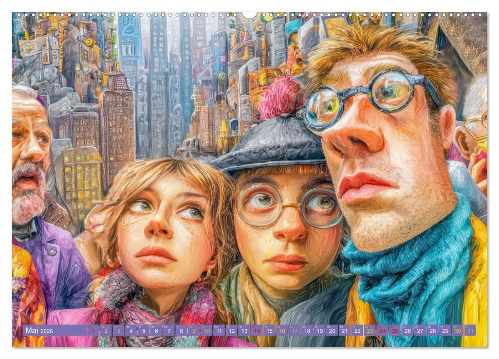 Eine liebenswerte Stadt - Voller Leben (CALVENDO Premium Wandkalender 2026)