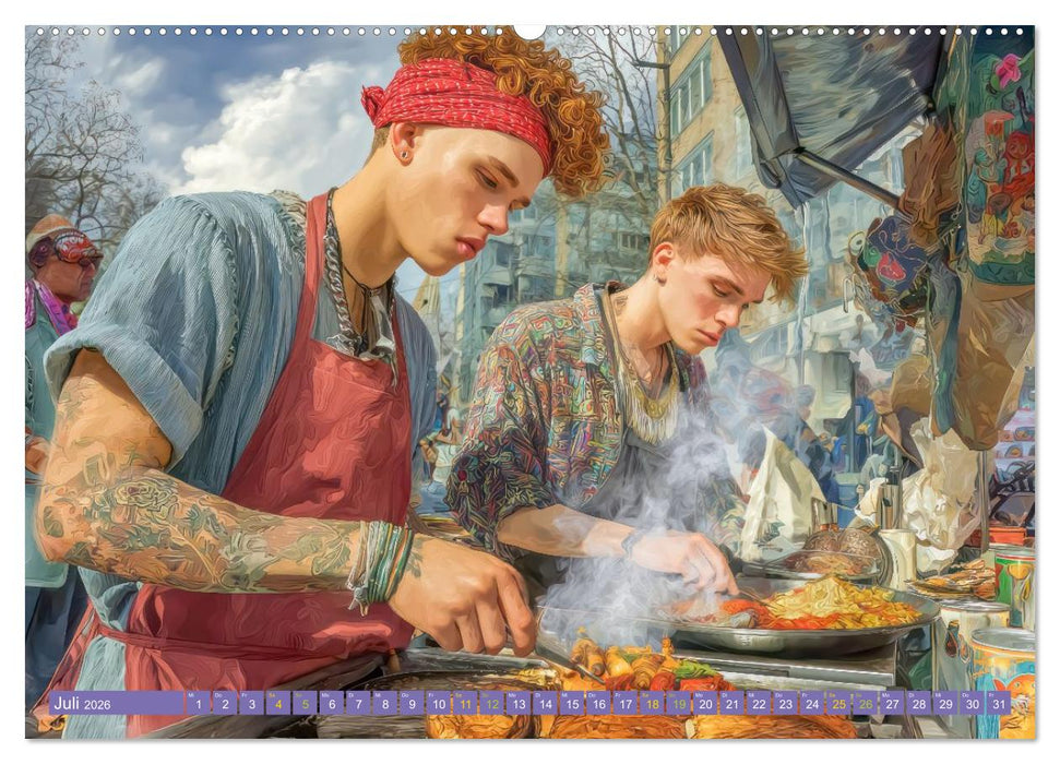 Eine liebenswerte Stadt - Voller Leben (CALVENDO Premium Wandkalender 2026)