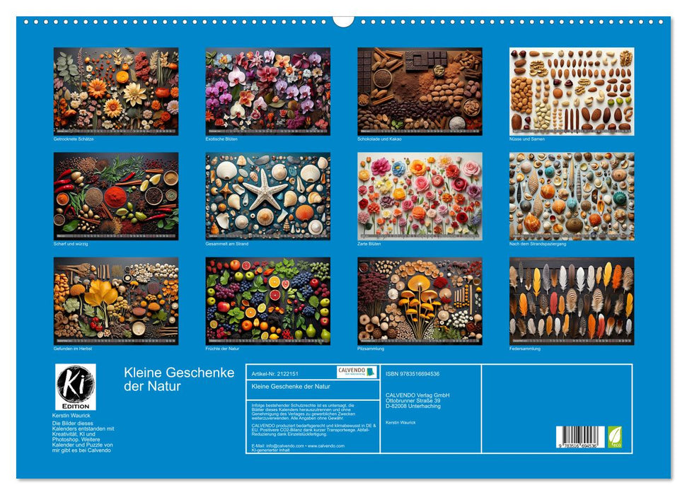 Kleine Geschenke der Natur (CALVENDO Wandkalender 2026)
