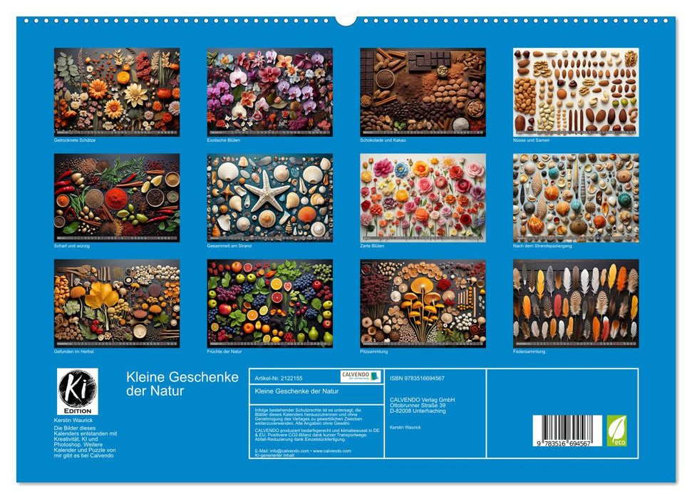 Kleine Geschenke der Natur (CALVENDO Premium Wandkalender 2026)