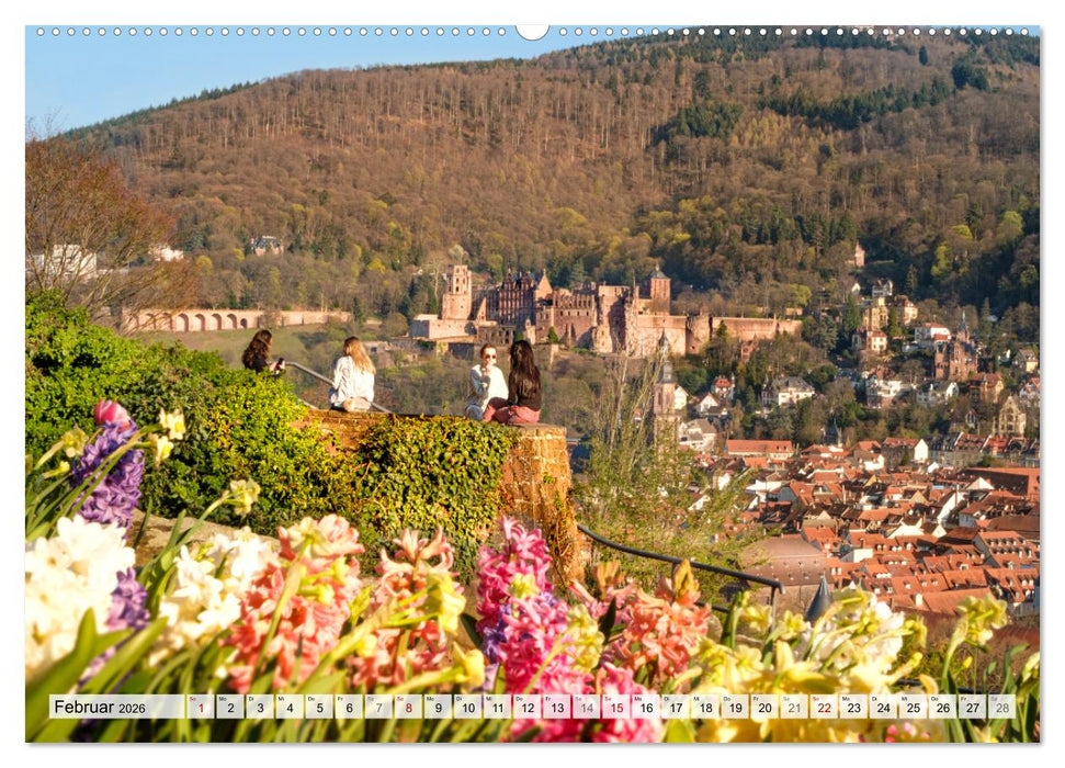 Romantisches Heidelberg – 12 Traummotive voller Magie und Geschichte (CALVENDO Premium Wandkalender 2026)