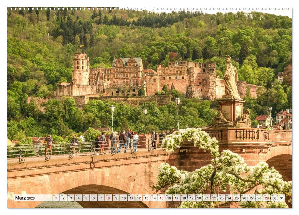 Romantisches Heidelberg – 12 Traummotive voller Magie und Geschichte (CALVENDO Premium Wandkalender 2026)