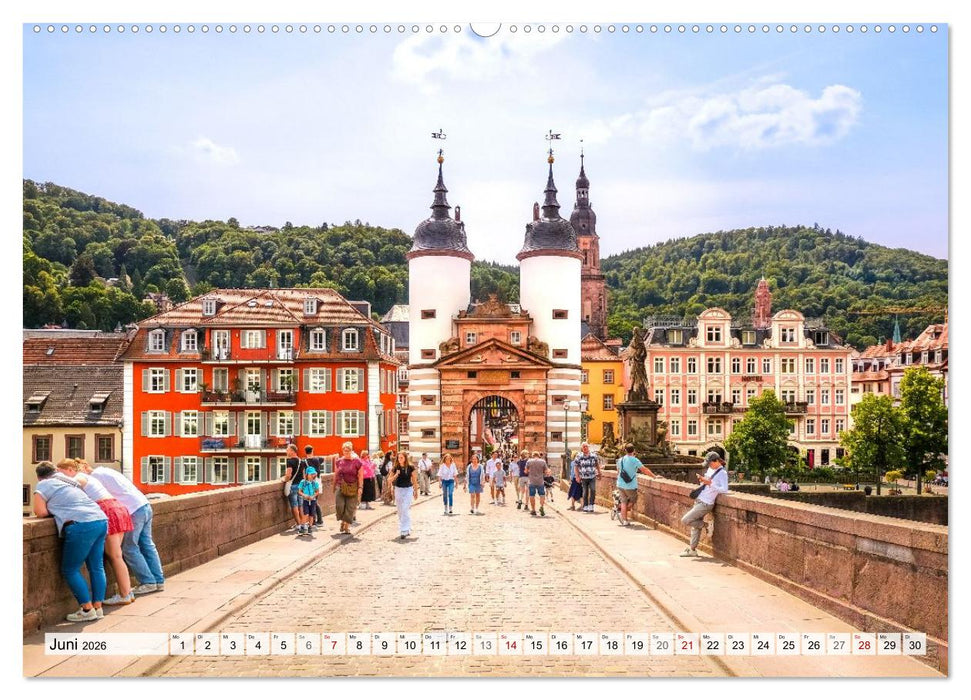 Romantisches Heidelberg – 12 Traummotive voller Magie und Geschichte (CALVENDO Premium Wandkalender 2026)