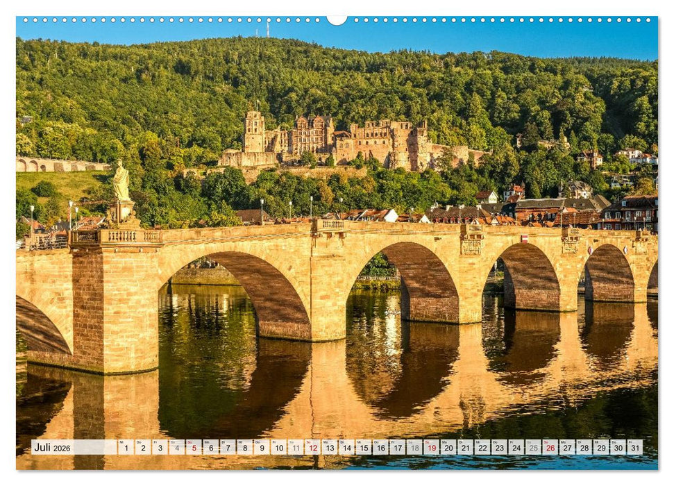 Romantisches Heidelberg – 12 Traummotive voller Magie und Geschichte (CALVENDO Premium Wandkalender 2026)