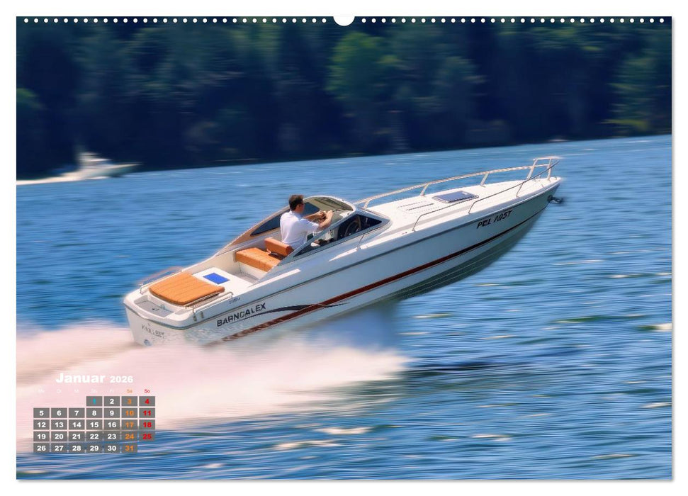 Speedboote (CALVENDO Wandkalender 2026)