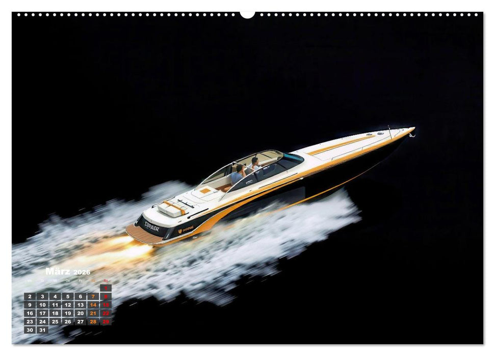 Speedboote (CALVENDO Wandkalender 2026)
