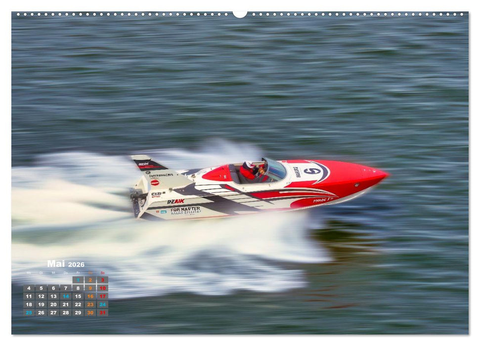 Speedboote (CALVENDO Wandkalender 2026)