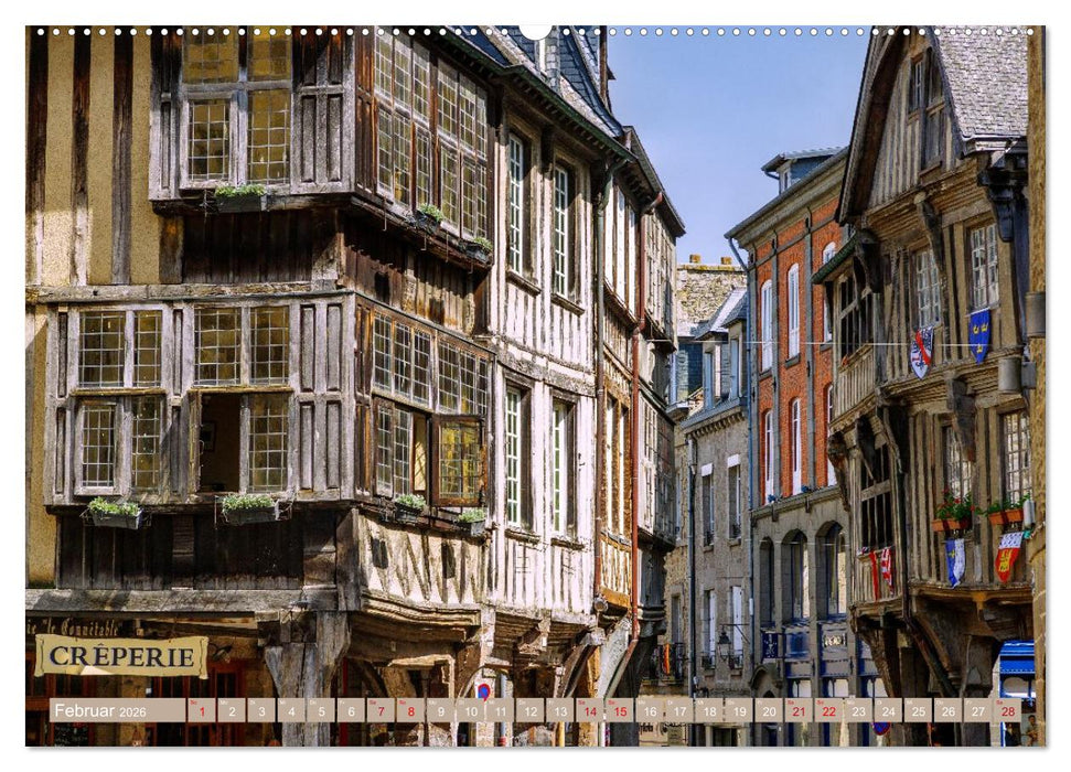 Bretagne. Frankreichs wilder Westen von rau bis romantisch (CALVENDO Wandkalender 2026)