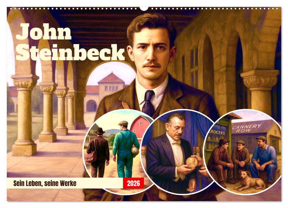 John Steinbeck (CALVENDO Wandkalender 2026)