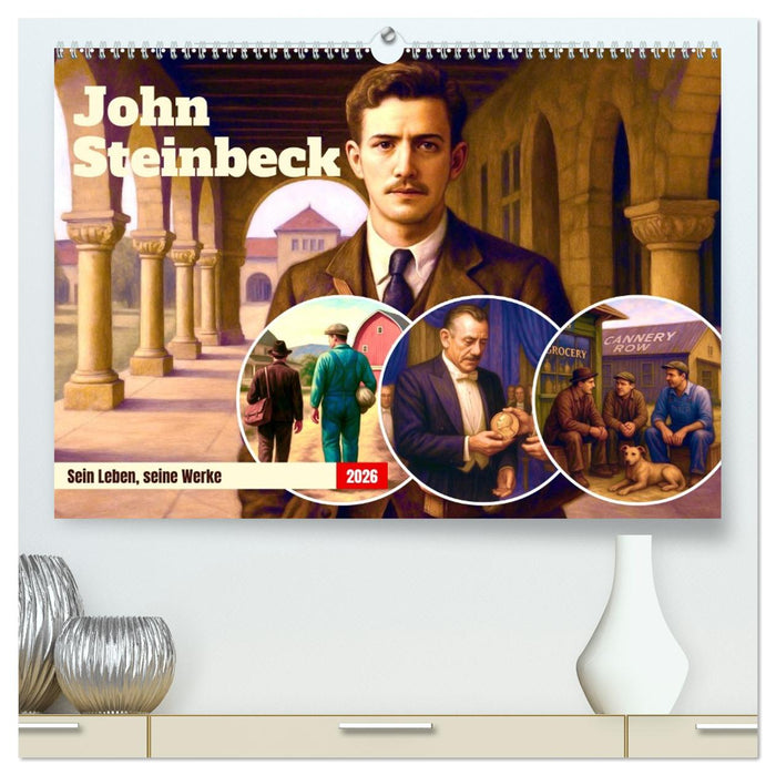 John Steinbeck (CALVENDO Premium Wandkalender 2026)