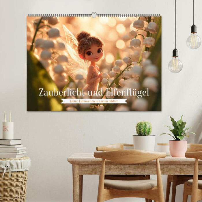 Zauberlicht und Elfenflügel (CALVENDO Wandkalender 2026)