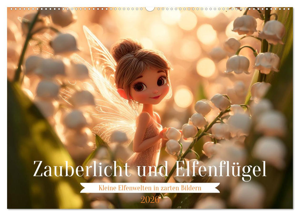 Zauberlicht und Elfenflügel (CALVENDO Wandkalender 2026)