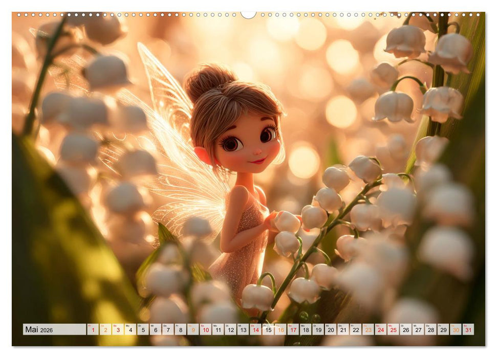 Zauberlicht und Elfenflügel (CALVENDO Premium Wandkalender 2026)