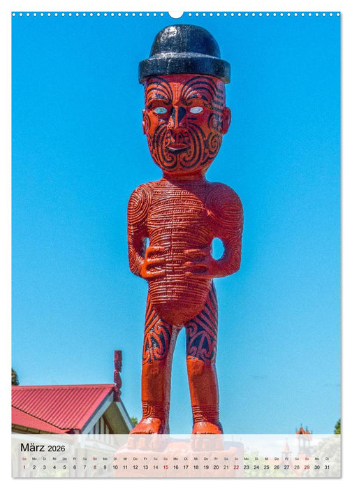 Neuseeland und die Cook Islands - Inselträume und Bergwelten (CALVENDO Wandkalender 2026)