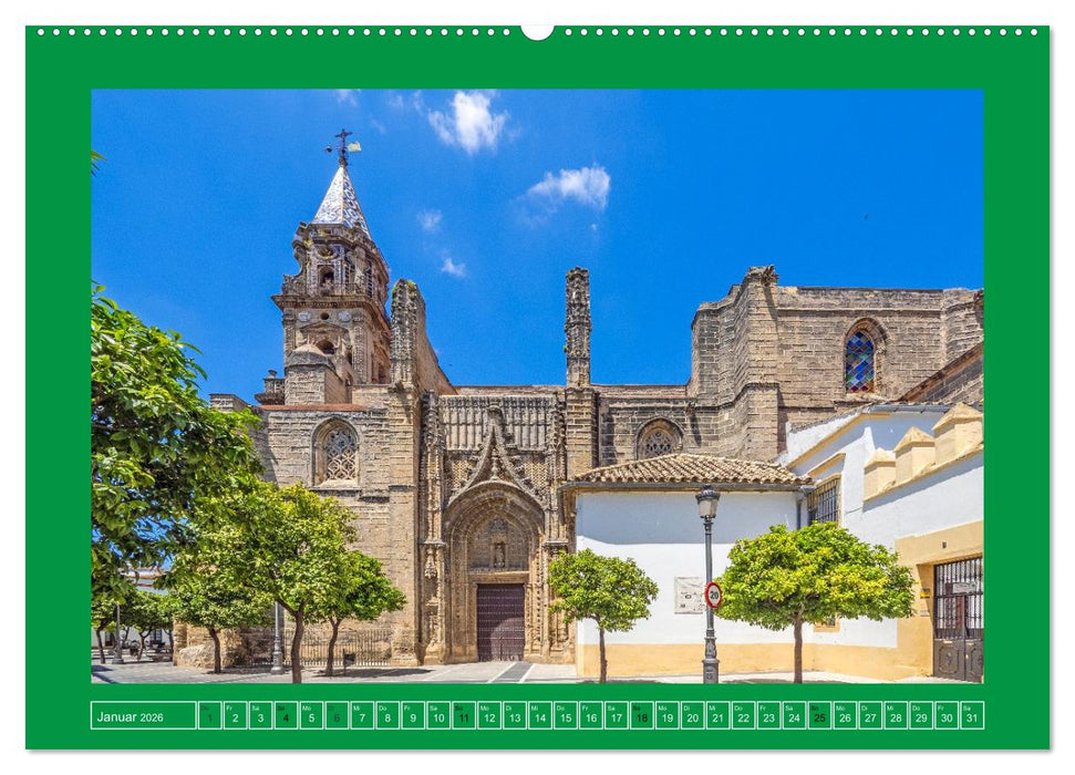 Ein Herz für Jerez de la Frontera (CALVENDO Wandkalender 2026)