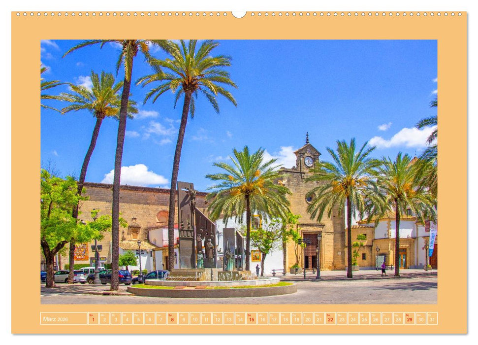 Ein Herz für Jerez de la Frontera (CALVENDO Wandkalender 2026)