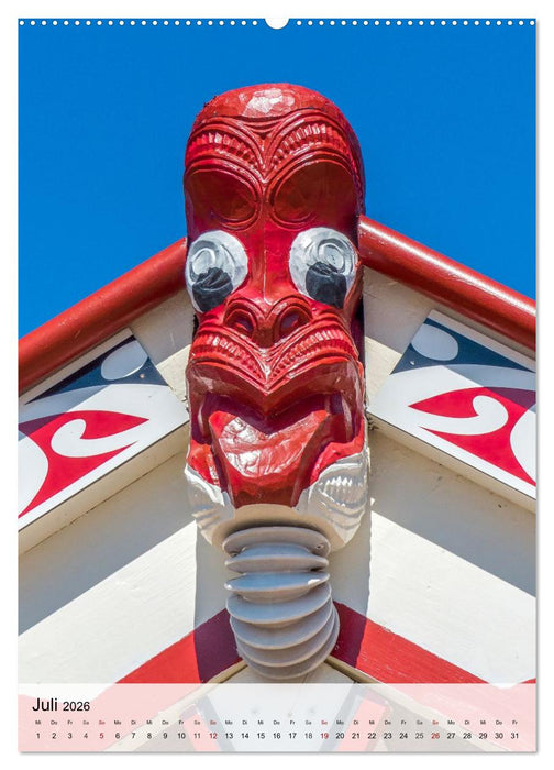 Neuseeland und die Cook Islands - Inselträume und Bergwelten (CALVENDO Premium Wandkalender 2026)