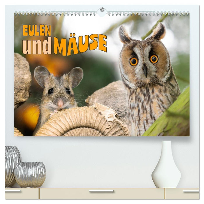 Eulen und Mäuse (CALVENDO Premium Wandkalender 2026)