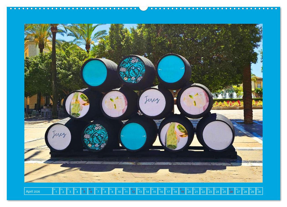 Ein Herz für Jerez de la Frontera (CALVENDO Premium Wandkalender 2026)