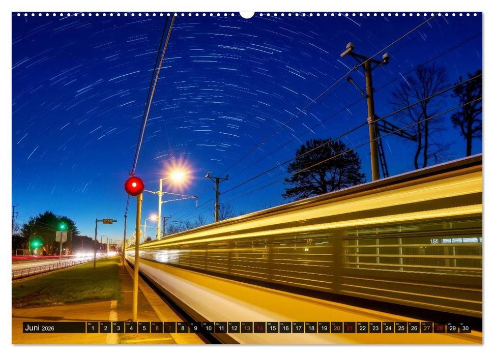 Züge in Bewegung (CALVENDO Wandkalender 2026)