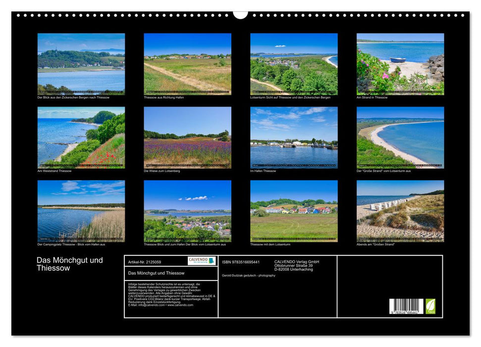 Das Mönchgut und Thiessow (CALVENDO Wandkalender 2026)