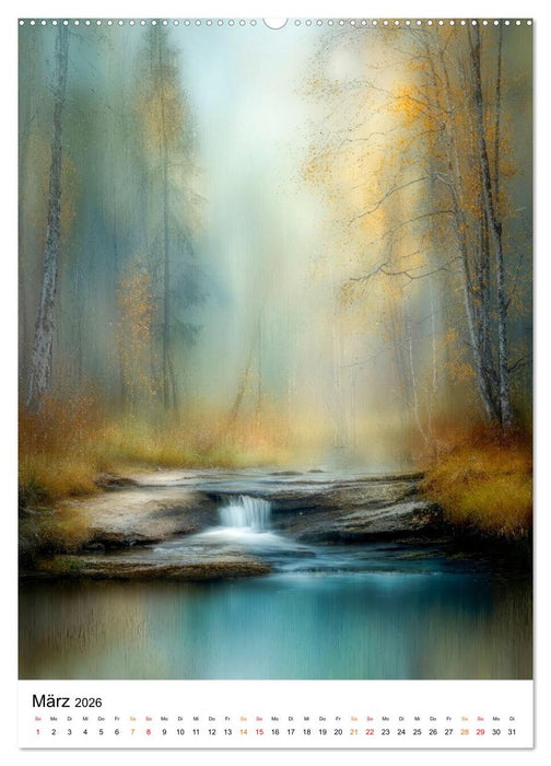 Im Schleier der Natur (CALVENDO Wandkalender 2026)