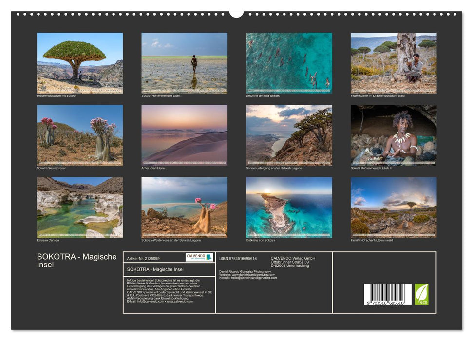 SOKOTRA - Magische Insel (CALVENDO Premium Wandkalender 2026)