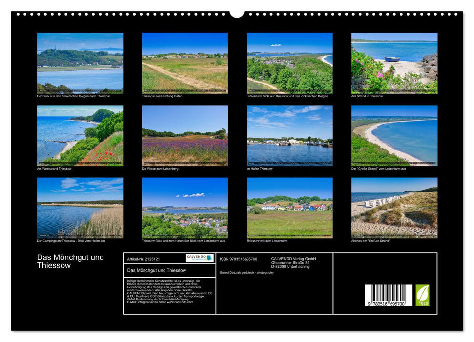 Das Mönchgut und Thiessow (CALVENDO Premium Wandkalender 2026)