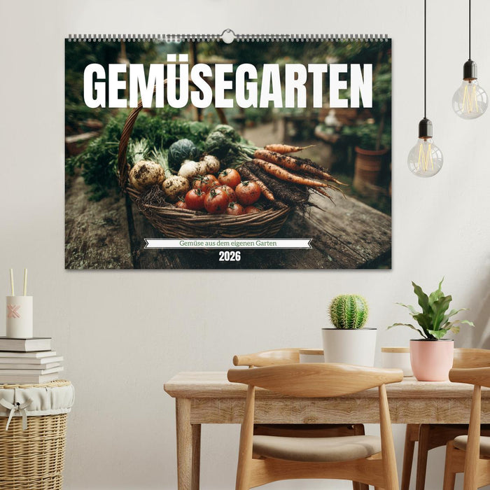 Gemüsegarten - Gemüse aus dem eigenen Garten (CALVENDO Wandkalender 2026)