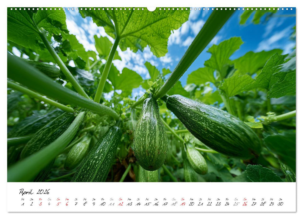 Gemüsegarten - Gemüse aus dem eigenen Garten (CALVENDO Wandkalender 2026)
