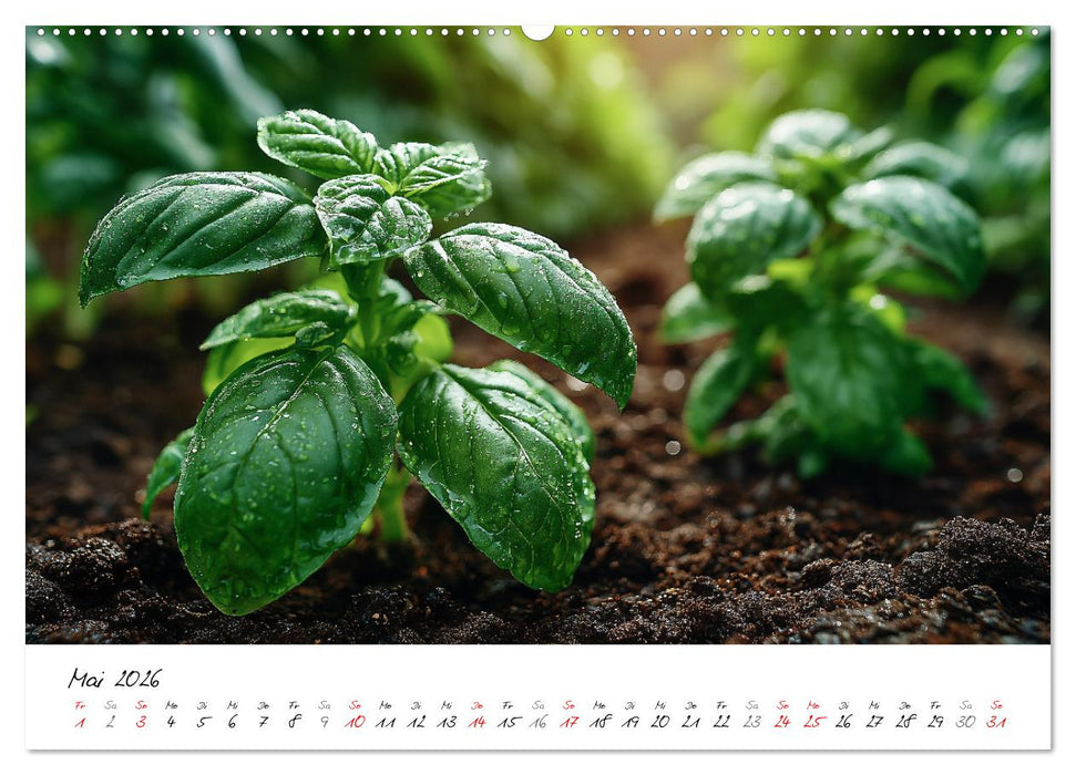 Gemüsegarten - Gemüse aus dem eigenen Garten (CALVENDO Wandkalender 2026)