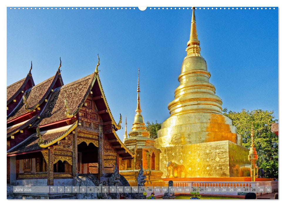 Thailand - Von Bangkok in den Norden (CALVENDO Wandkalender 2026)