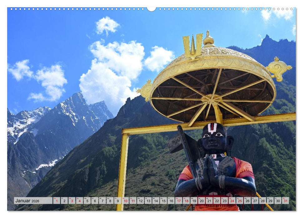 Uttarakhand – Land der Götter (CALVENDO Premium Wandkalender 2026)