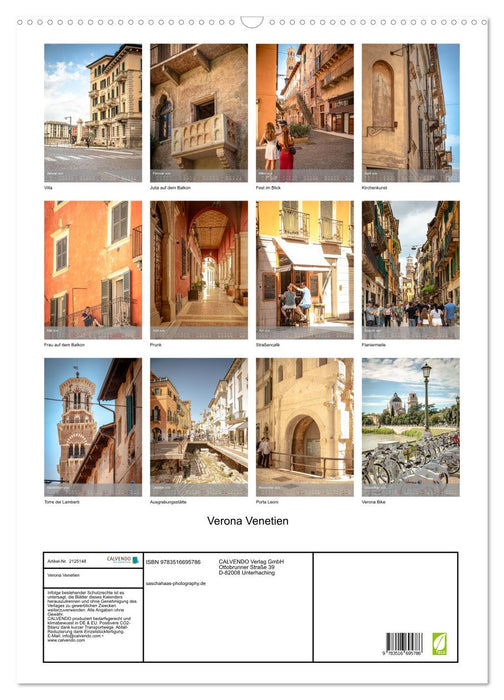 Verona Venetien (CALVENDO Wandkalender 2026)