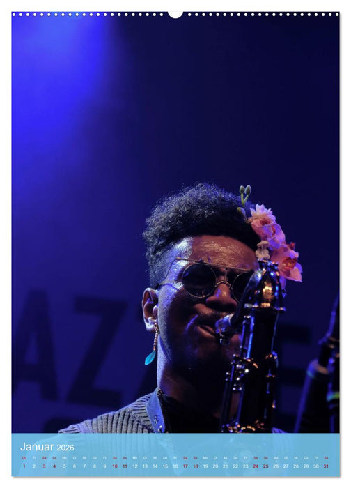 Jazz - Zwischen den Tönen (CALVENDO Wandkalender 2026)