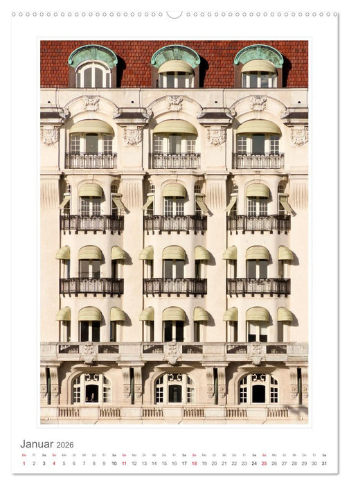 Architektur. eindrucksvolle Fassaden (CALVENDO Wandkalender 2026)