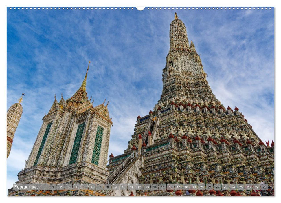 Thailand - Von Bangkok in den Norden (CALVENDO Premium Wandkalender 2026)