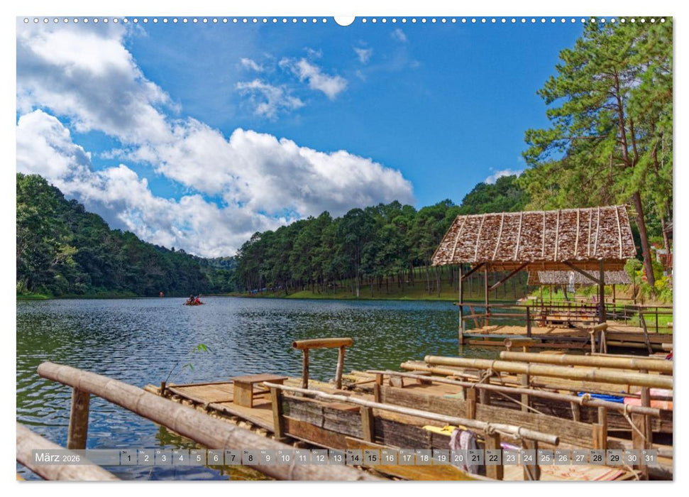 Thailand - Von Bangkok in den Norden (CALVENDO Premium Wandkalender 2026)