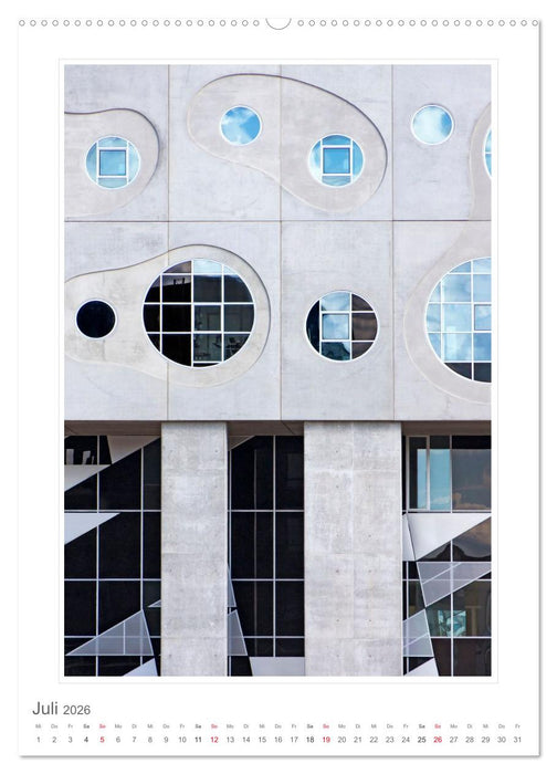 Architektur. eindrucksvolle Fassaden (CALVENDO Premium Wandkalender 2026)