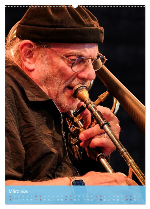 Jazz - Zwischen den Tönen (CALVENDO Premium Wandkalender 2026)