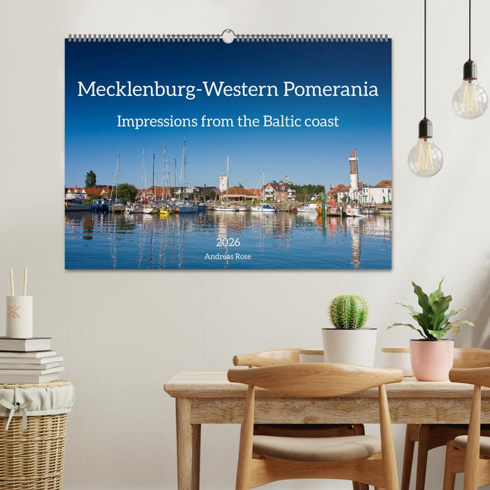 Mecklenburg-Western Pomerania. Impressions from the Baltic coast (CALVENDO Monthly Calendar 2026)
