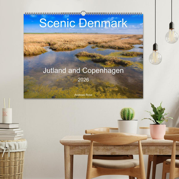 Scenic Denmark. Jutland and Copenhagen (CALVENDO Monthly Calendar 2026)