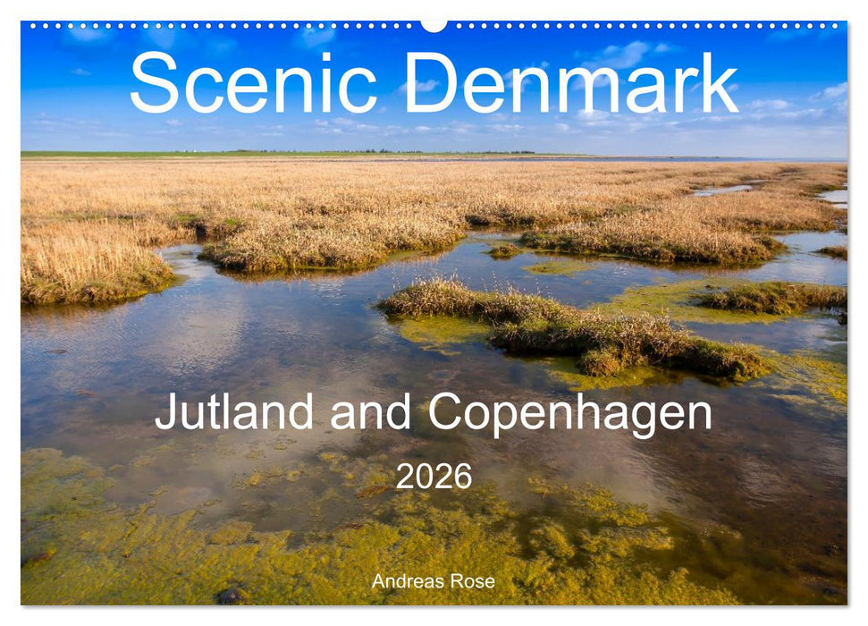 Scenic Denmark. Jutland and Copenhagen (CALVENDO Monthly Calendar 2026)
