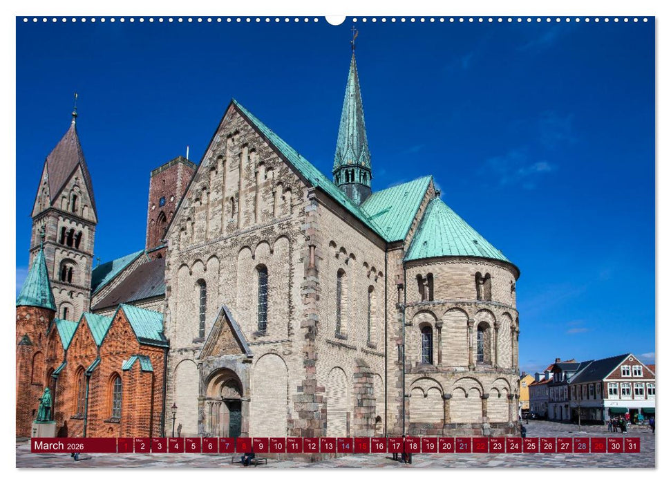 Scenic Denmark. Jutland and Copenhagen (CALVENDO Monthly Calendar 2026)