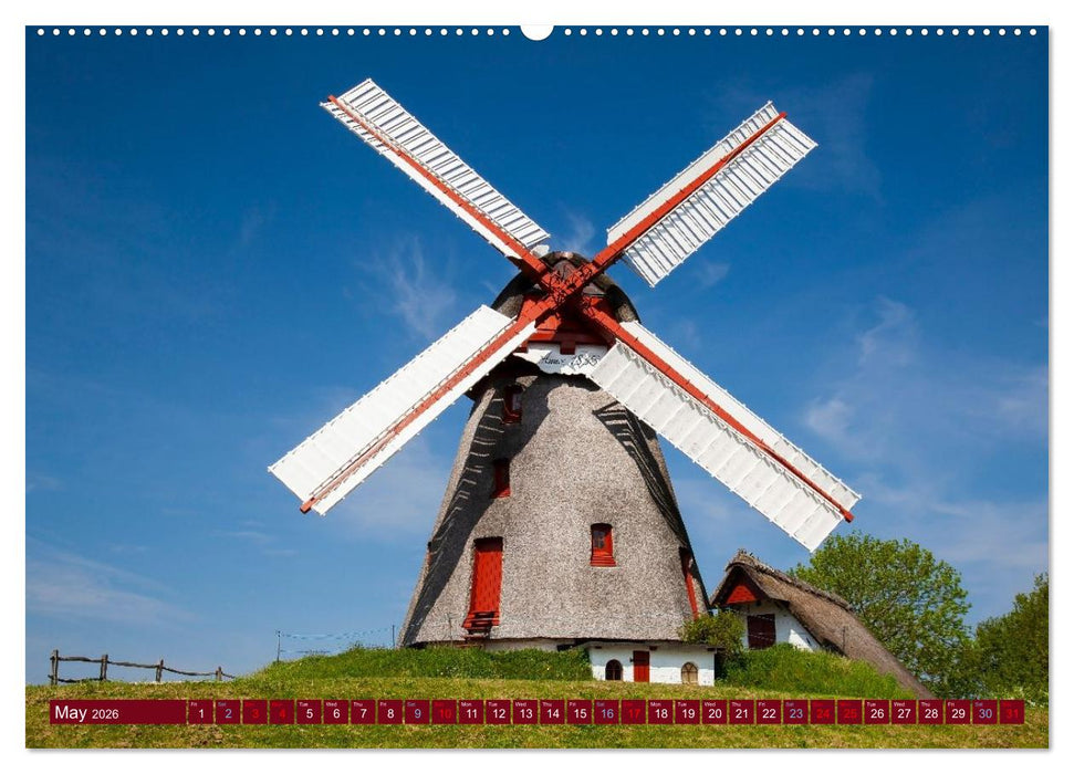 Scenic Denmark. Jutland and Copenhagen (CALVENDO Monthly Calendar 2026)